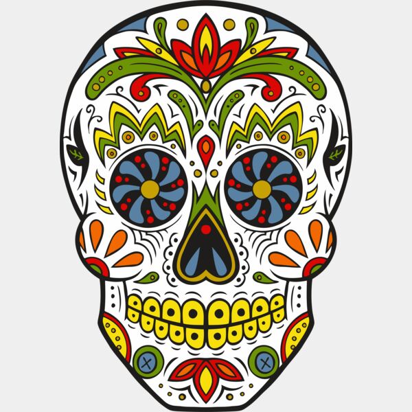 Colourful Skull Thumbnail