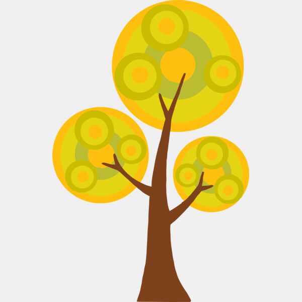 Abstract Tree Yellow Thumbnail