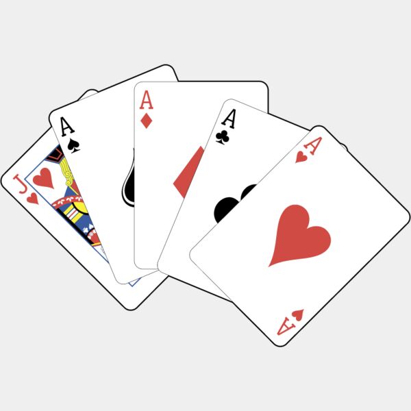 playing cards with aces and jack Thumbnail