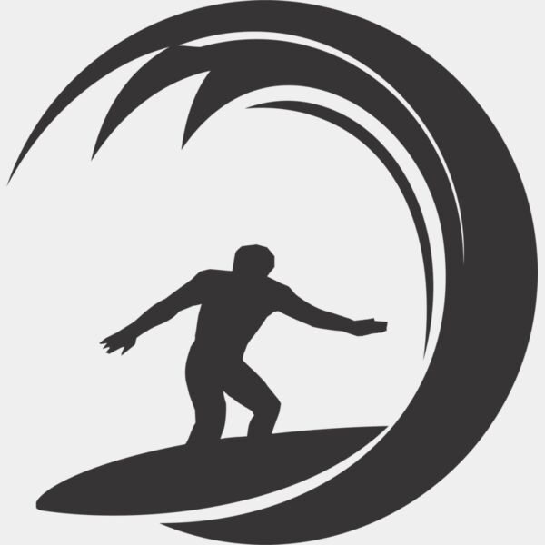 Surfer wave silhouette Thumbnail