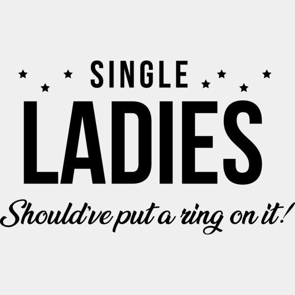 Single Ladies Hens Tee Thumbnail